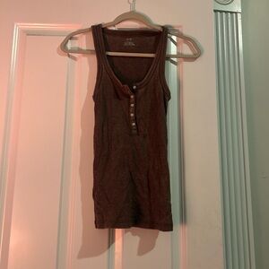American Eagle Outfitters Brown Tank Top